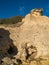 Sandstone coastline with sandy beaches at Gale