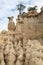 Sandstone columns in the Ille-sur-TÃªt, France