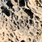 Sandstone detail in Lopar on the island Rab in Croatia