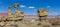 Sandstone formation in the form of a submarine in Ischigualasto provincial park