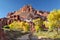 Sandstone Formations Fall Foliage Capital Reef N P