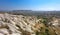 Sandstone hills over the town of Goreme