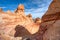 Sandstone hoodoos rock formations White Pocket Vermillion Cliffs National Monument