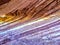 Sandstone layers closeup colorful background abstract