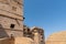 Sandstone made walls and exterior architecture of Rani Mahal or Rani Ka Mahal,inside Jaisalmer fort, Rajasthan, India. UNESCO