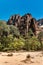 Sandstone mount with blue sky, Utah