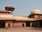 Sandstone palace and courtyard