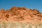 Sandstone ridge in desert