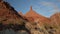 Sandstone rock formation in Castle Valley near Moab