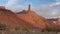 Sandstone rock formation in Castle Valley near Moab, Utah