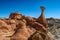 sandstone rock toadstool hoodoos in Utah