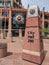 Sandstone Sign of City Hall