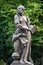 Sandstone statues in the Saxon Garden, Warsaw, Poland. Made before 1745 by anonymous Warsaw sculptor under the direction of Johann