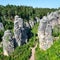 Sandstone towers formation