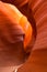 Sandstone waves and colors inside iconic Antelope Canyon