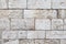 Sandstone white blocks wall texture