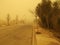 Sandstorm near Mitzpe Ramon, Israel