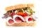 Sandwich bologna sausage