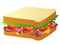 Sandwich Vector Illustration