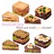 Sandwiches bread kinds