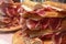 Sandwiches of dry cured Spanish ham
