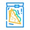 sandwiches food package color icon vector illustration