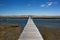 Sandwitch boardwalk beach at Cape Cod Massachusetts