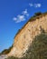 Sandy Baltic Sea cliff in Hohenkirchen