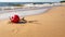 Sandy Beach Cranberry: A Captivating Photo Of A Red Apple