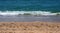 Sandy Beach At Faro In the Algarve Region of Portugal