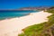 Sandy beach in Golfe de Sagone, Corsica, France