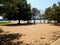 Sandy beach on Greers Ferry lake at Heber springs