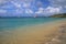 Sandy beach at Hillsborough Bay, Carriacou Island, Grenada
