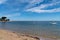 Sandy beach on island of Noirmoutier en Ile in Pays de la Loire in western France