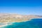 The sandy beach and its heavenly colored water, in Europe, Greece, Crete, Elafonisi, By the Mediterranean Sea, in summer, on a