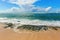 Sandy beach at the North Shore of Oahu, Hawaii
