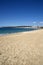 Sandy beach at Palamos in Catalonia Spain