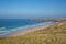 Sandy beach Perran sands near Perranporth North Cornwall