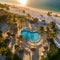 Sandy Beach Resort at Sunset: A Tropical Paradise