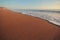 A sandy beach on the south coast of England