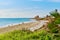 Sandy beach of Torre de la Horadada town. Costa Blanca, Spain