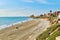 Sandy beach of Torre de la Horadada town. Costa Blanca, Spain