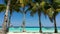 Sandy beach and tropical sea. Panglao island, Philippines.