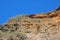 SANDY BLUFF WITH MOULDED ROCK FORMATION