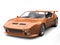 Sandy brown eighties sports car