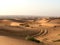 Sandy deserts of Dubai