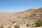 Sandy hills in the tunisian desert near sahara