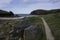 Sandy path at Dail Beag beach, Isle of Lewis