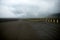 Sandy road in the caldera Bromo Tengger Semeru National Park