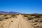 Sandy Road in the Mojave Desert